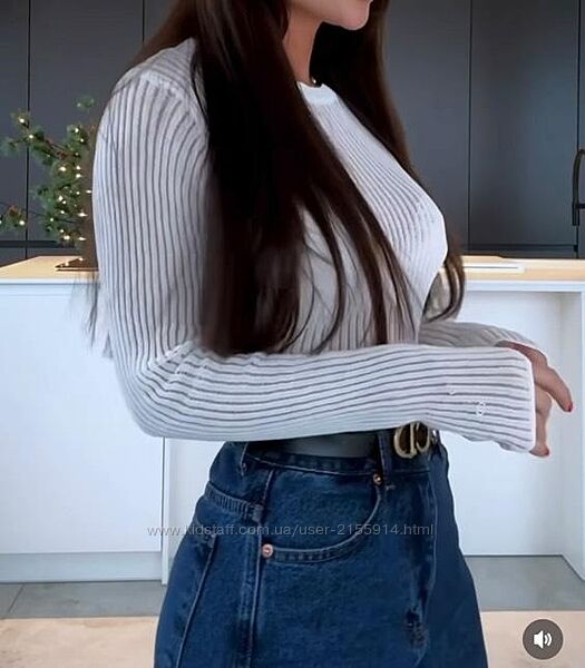 Белая прозрачная кофточка 