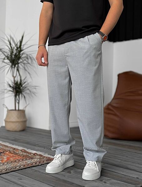 Трендові чоловічі брюки, літня тканина