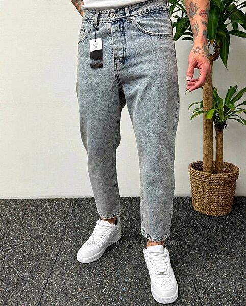 Стильні чоловічі джинси укорочені