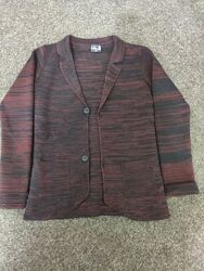 Вязаная кофта-пиджак мальчик 152-158см Турция