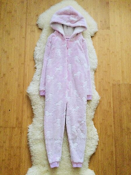 9-10 років Bluezoo Флісовий кігурумі, піжама з фактурним малюнком Песиків.