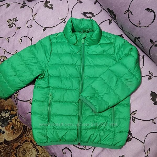 Куртка пуховик очень тонкая утиный пух на 4-5 лет 60/2