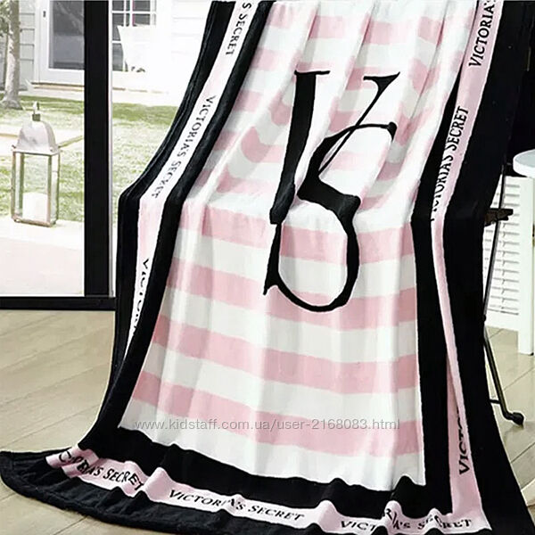 Ковдра плед покривало Victoria´s Secret Microfiber пухнаста мікрофібра