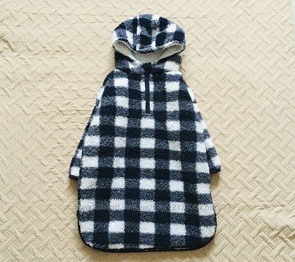 5-6 рок. , 110-116 зріст TU халат. Худі повністю на флісі Тедді. оверсайз. д