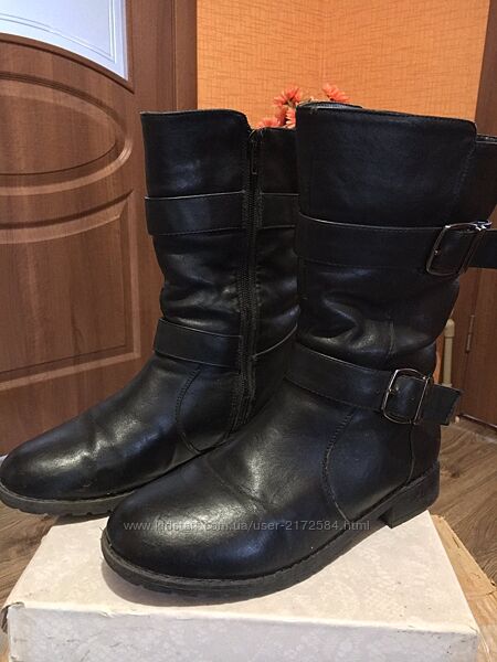 Жіночі чоботи, сапоги. розмір 37.