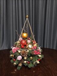 Композиція на Новий рік і Різдво висота 50 см, ширина 35 см