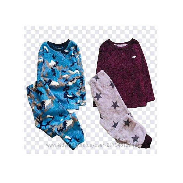 4-5 рок, 110 зріст Primark флісова піжама, реглан та штаніки на манжетах . 