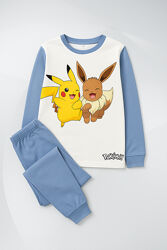 H&M Оригінал POKEMON. Зимова флісова Піжама на манжетах. міжнародний бренд
