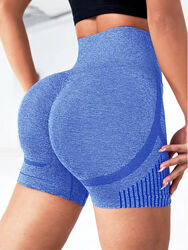Шорти велосипедки жіночі голубі Push Up розміру S/M та L/XL