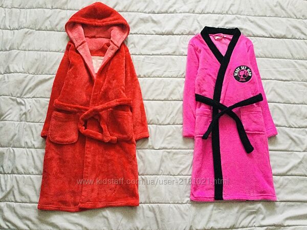 9-10 рок. Marks&Spencer халат з блискучими камінцями, блищить, махровий, пу