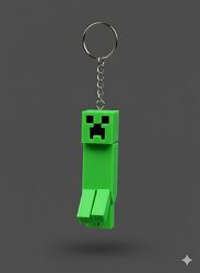 Брелок кріпер у стилі minecraft