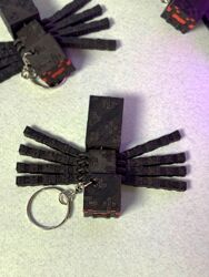 Брелок Павук в стилі Minecraft