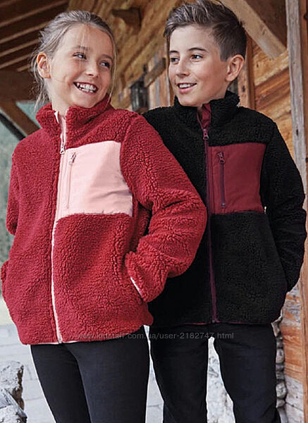 Куртка осіння тедді з штучної овчини для хлопчика для дівчинки різні кольор