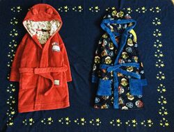 3-4 рок. , Next флісовий, махровий, пухнастий халат Щенячий Патруль. є капюш