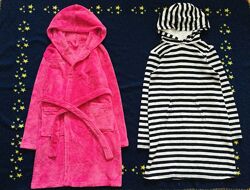 10-11 рок. Next флісовий, махровий халат теплий, банний, на море або в басе