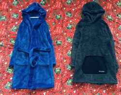 10-11 рок. George флісовий, махровий халат та халат- худі фліс Тедді, домаш