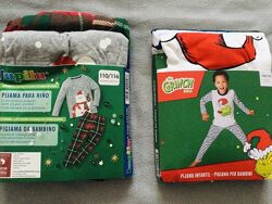 110-116 зріст Lupilu Новорічна натуральна Піжама. 100 cotton Домашній ком