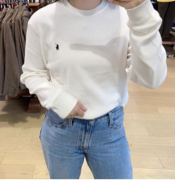 Кофта polo ralph lauren з вафельним плетінням.