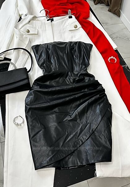 Сукня з екошкіри ZARA