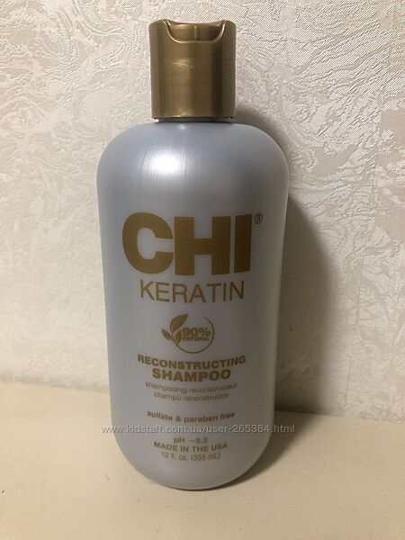 Восстанавливающий кератиновый шампунь CHI Keratin Reconstructing Shampoo