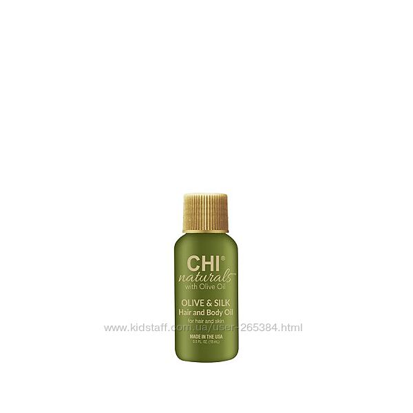Шелковое масло для волос и тела Chi Narurals Olive & Silk Hair and Body oil