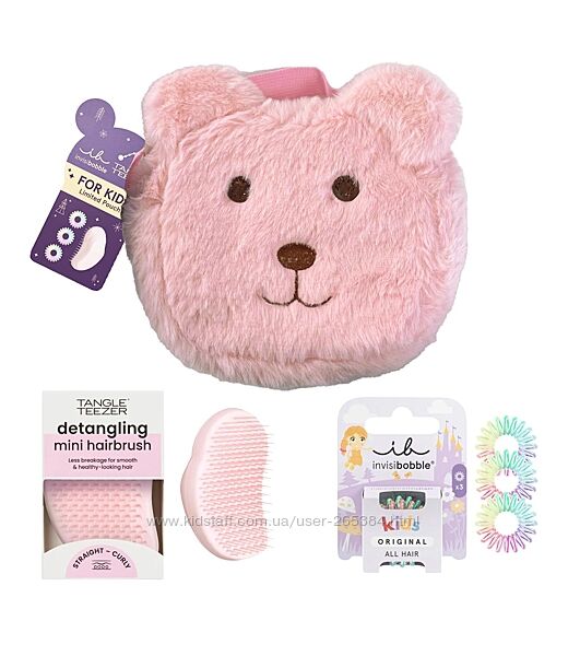 Подарунковий набір для дітей Tangle Teezer Pink Teddy Kids&acute Set. Оригінал