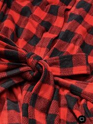 #4: Red Lacquer Plaid