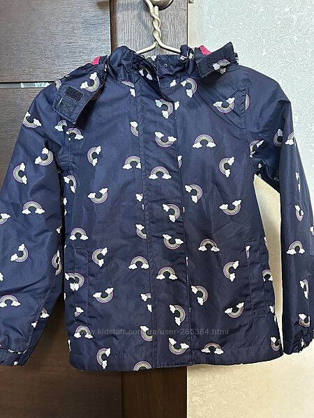 Куртка вітровка дощовик Pocopiano для дівчинки, 110-116