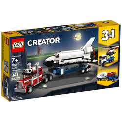 Лего LEGO Creator 3 в 1Транспортувальник шатлів 341 деталь 31091. Оригінал