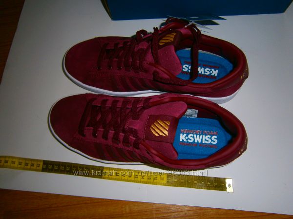 Классные кроссовки  K-SWISS , замш, на ножку 27-28 см, распродажа