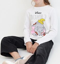 Стильная футболка disney с dumbo из eco aware на подарок 