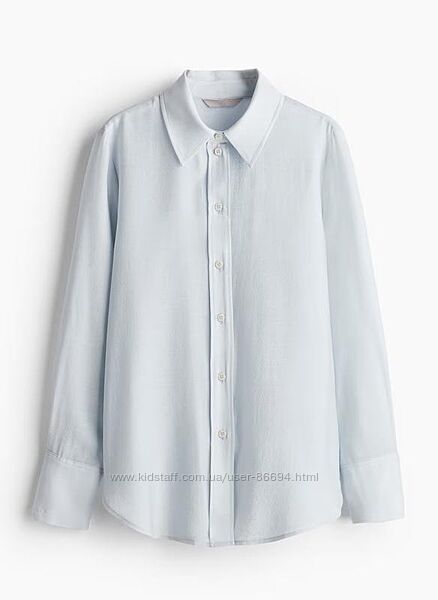 Роскошная новая блуза в сизом цвете от h&m