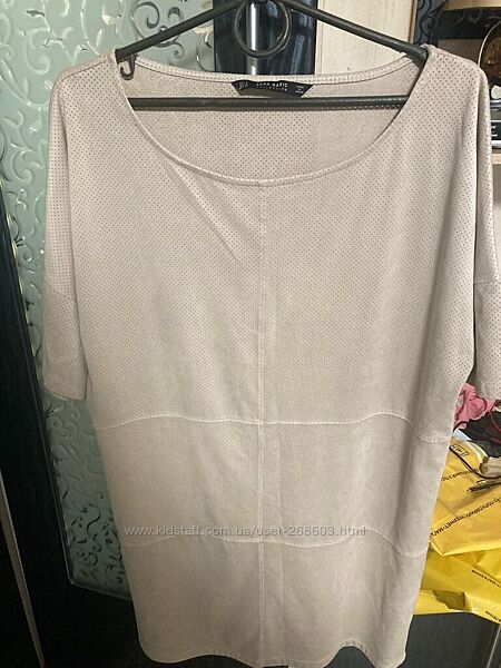 Крутезна сукня єко замша р м/л Zara Зара