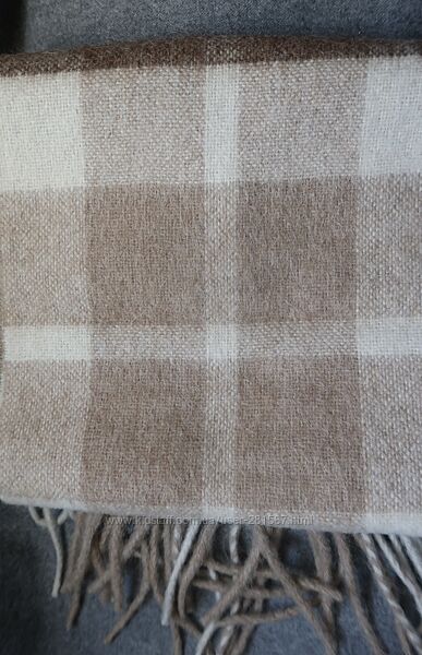 Шарф ніжний на дотик теплий з вовни 176 см х 22 см 