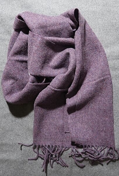 Шарф вовна теплий приємний на дотик довгий 188 см х 25 см  