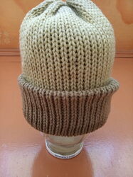 Дуже тепла двостороння шапка подвійний шар