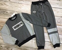 Спортивний костюм для хлопчиків, дитячий костюм з еластичного трикотажу