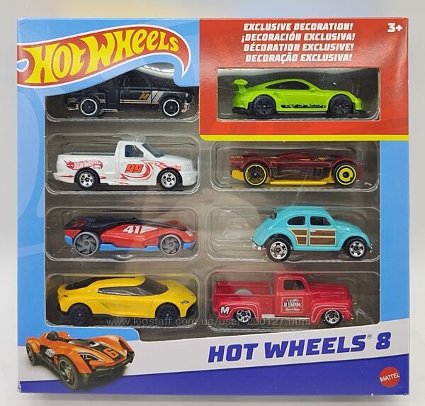 Набір машинок Hot wheels 8 из США - Вибір