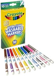  Набор фломастеров Crayola-  смывающихся 10шт