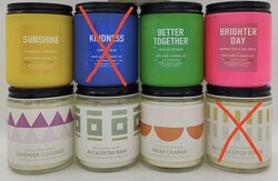 Ароматизированные свечи Bath and Body works