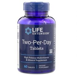 Life Extension, вітаміни Two per day, 60шт