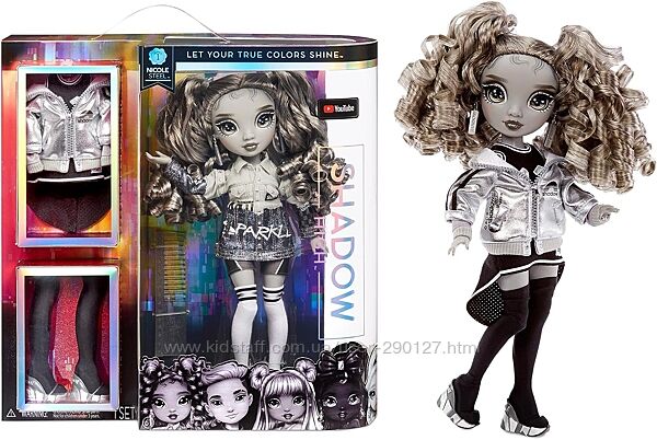 Лялька Rainbow High Shadow Series 1 Nicole Steel- Grayscale