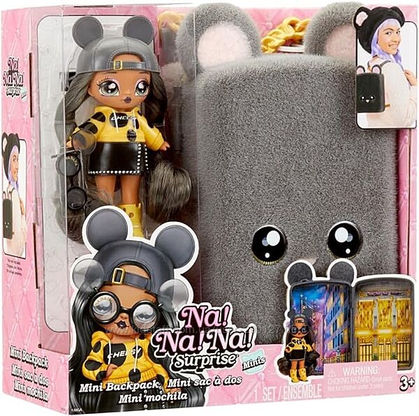 Лялька з рюкзаком Na Na Na Surprise Mini Series 2 Marisa Mouse